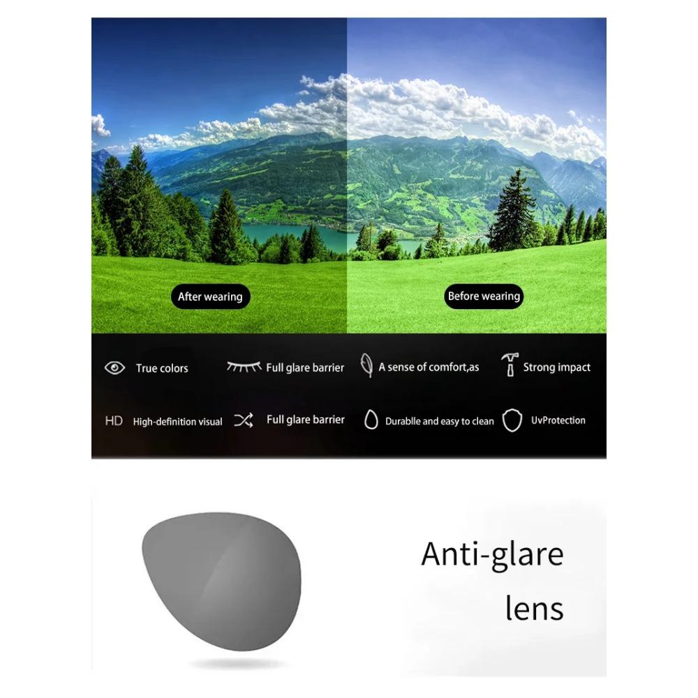 New Polarized Photochromic Lenses Clip on Sunglasses Car Driver Goggles Anti-UV Sun Glasses Driving Eyewear Accessories