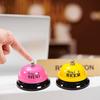 Student Gifts Metal Bar Counter Dining Bell Reminder Restaurant Dining Bar Ring Hand Ring Answers Home Decoration Activities Party Decoration Bell