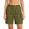 Women’s Loose Fit Outdoor Cargo Shorts with Multiple Pockets Relaxed Mid-Length Utility Shorts for Summer Sports Hiking