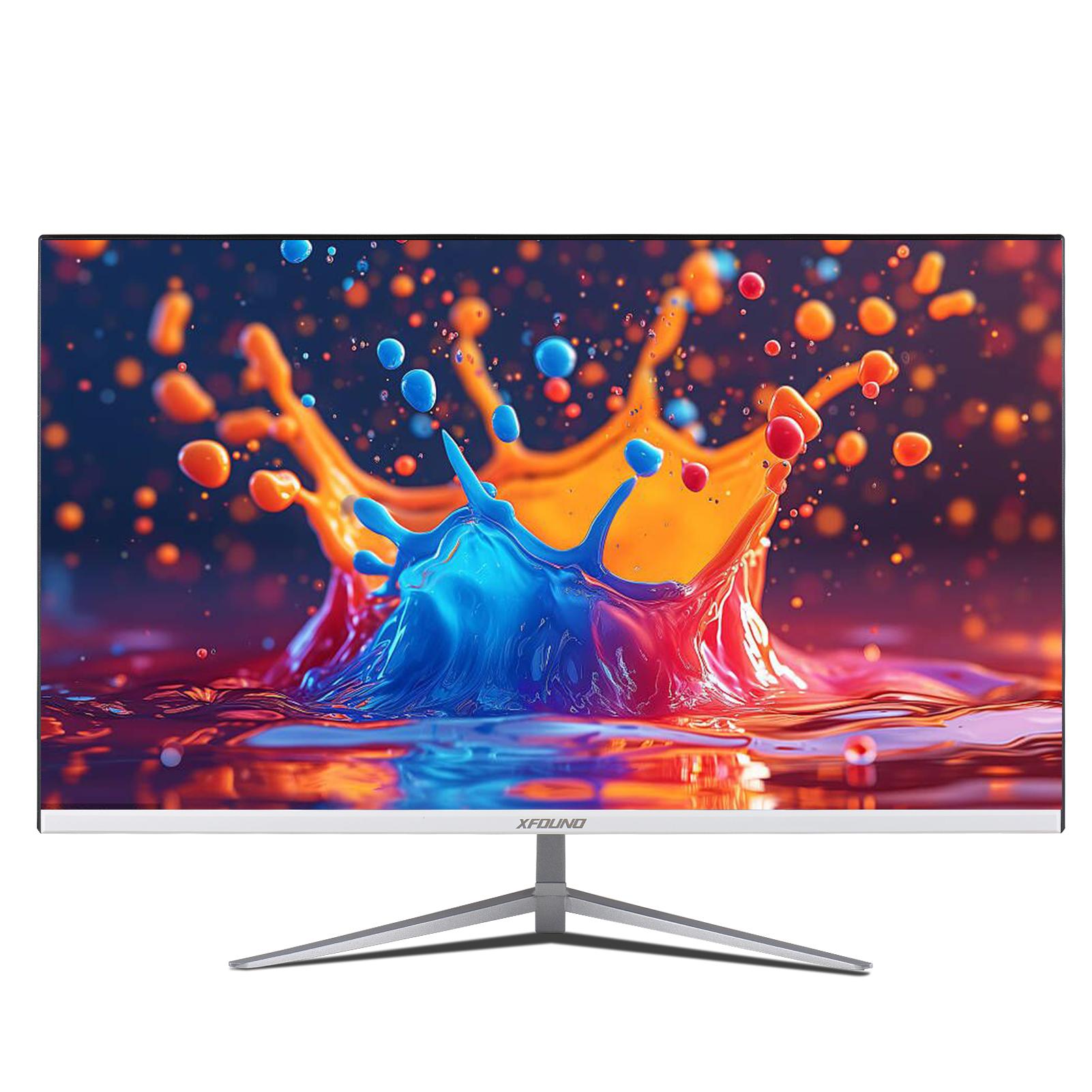 

2K игровой монитор 27-дюймовый компьютерный монитор Ультратонкий светодиодный экран 2560x1440 с частотой 165 Гц для настольного монитора EU Plug белый