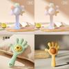 Baby Silicone Teething Toy With Hand Rattle For Soothing And Chewing Fun