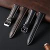 Vintage Retro Oil Wax Leather Watch Strap 18mm 19mm 20mm 21mm 22mm Men Women Fashion Watch Band Quick Release Wrist Strap