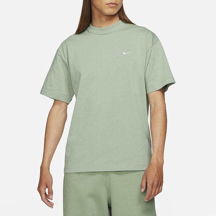 Nike Lab Solo Swoosh Essential Sports Short Sleeve T-Shirt Men Tops Light-Green DA0321-006