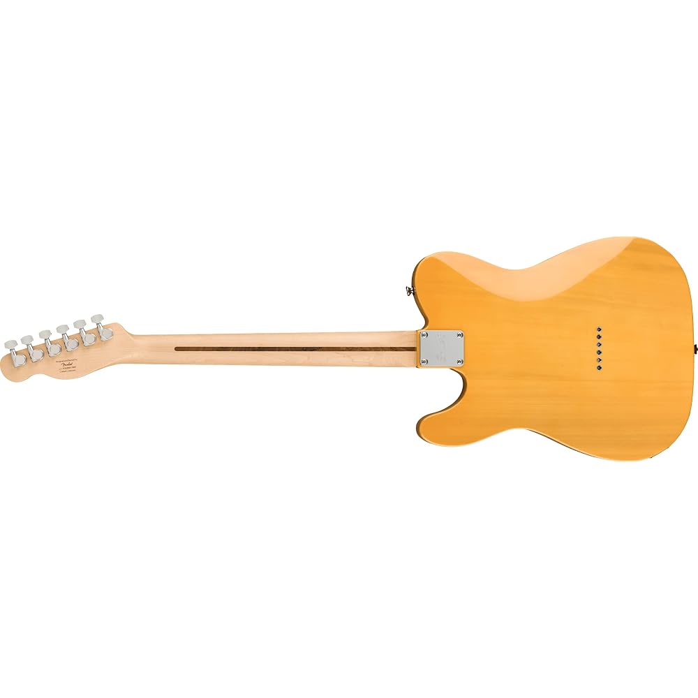 Squier by Fender Electric Guitar Affinity Series™ Telecaster®, Maple Fingerboard, Black Pickguard...