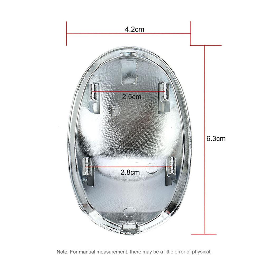 5 Speed Gear Knob Badge Emblem Cap Knob Cover Insert Replacement for Ford Fiesta Focus