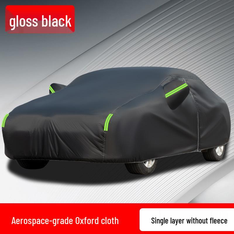 Oxford Cloth 210D All-Season Car Cover: Thick Sunshade, Heat Insulation, and Rainproof Protection