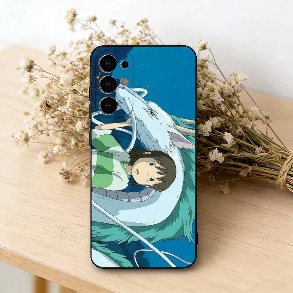 

Spirited Away H-Haku C-Chihiro Phone Case For Samsung S25,S24,S21,S22,S23,S30,Ultra,S20,Plus,Fe,Soft Silicone Black Cover Samsung S235G