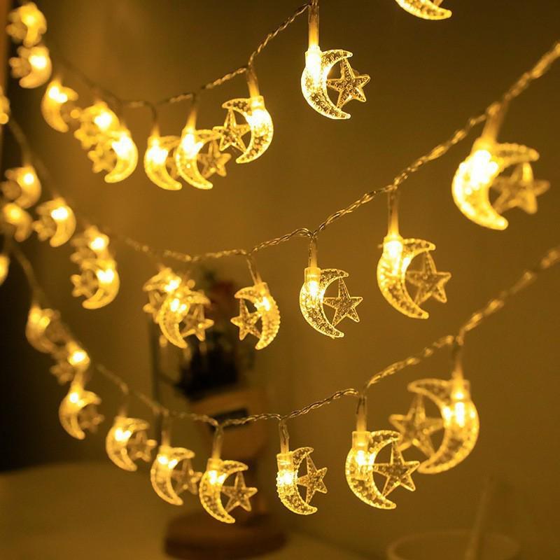 LED Starry Moon Tent Lights for Atmosphere and Decor - Full Sky Stars for Room, Bedroom, or Balcony with Round Ball Design