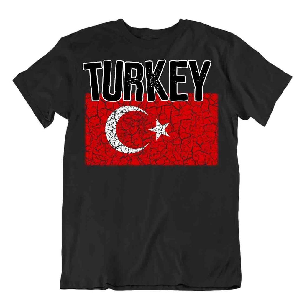 Flagge T-Shirt Türkei Mode Land Souvenir Geschenk T-Shirt Stolz Logo