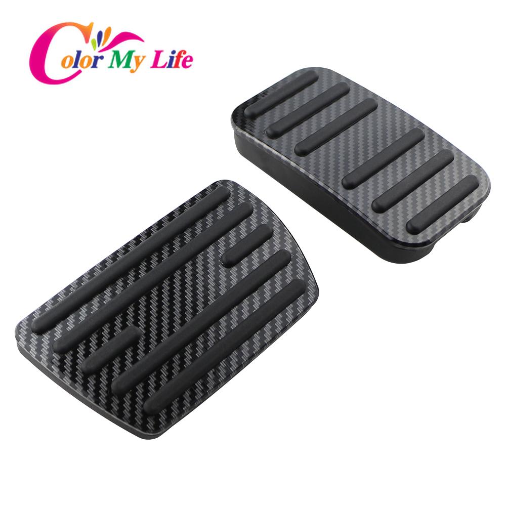 New Carbon Fiber AT Car Pedals for Honda Civic CRV CR-V Jade Accord Elysion Odyssey Replacement Gas Brake Pedal Protection
