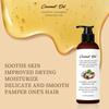 250ml Coconut Massage Oil For Body Hair Care,Smooth Nourishing Moisturizing