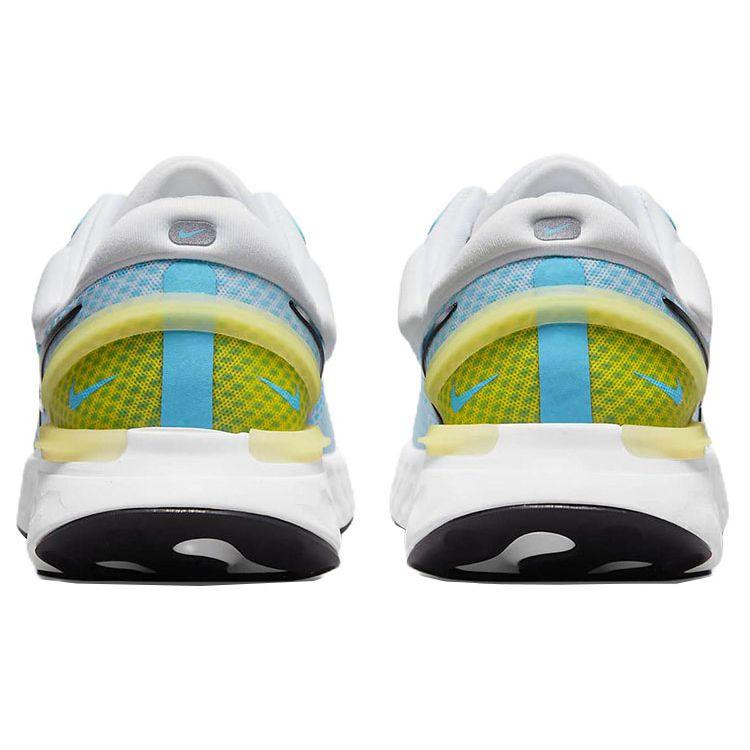 Nike React Miler 3 Hvit Klorblå Herresneakers Levende-Svovel Svart DD0490-100
