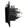Gniazdo Komputerowe Podwojne Rj45 Kat.5E Ftp Sieciowe Czarne