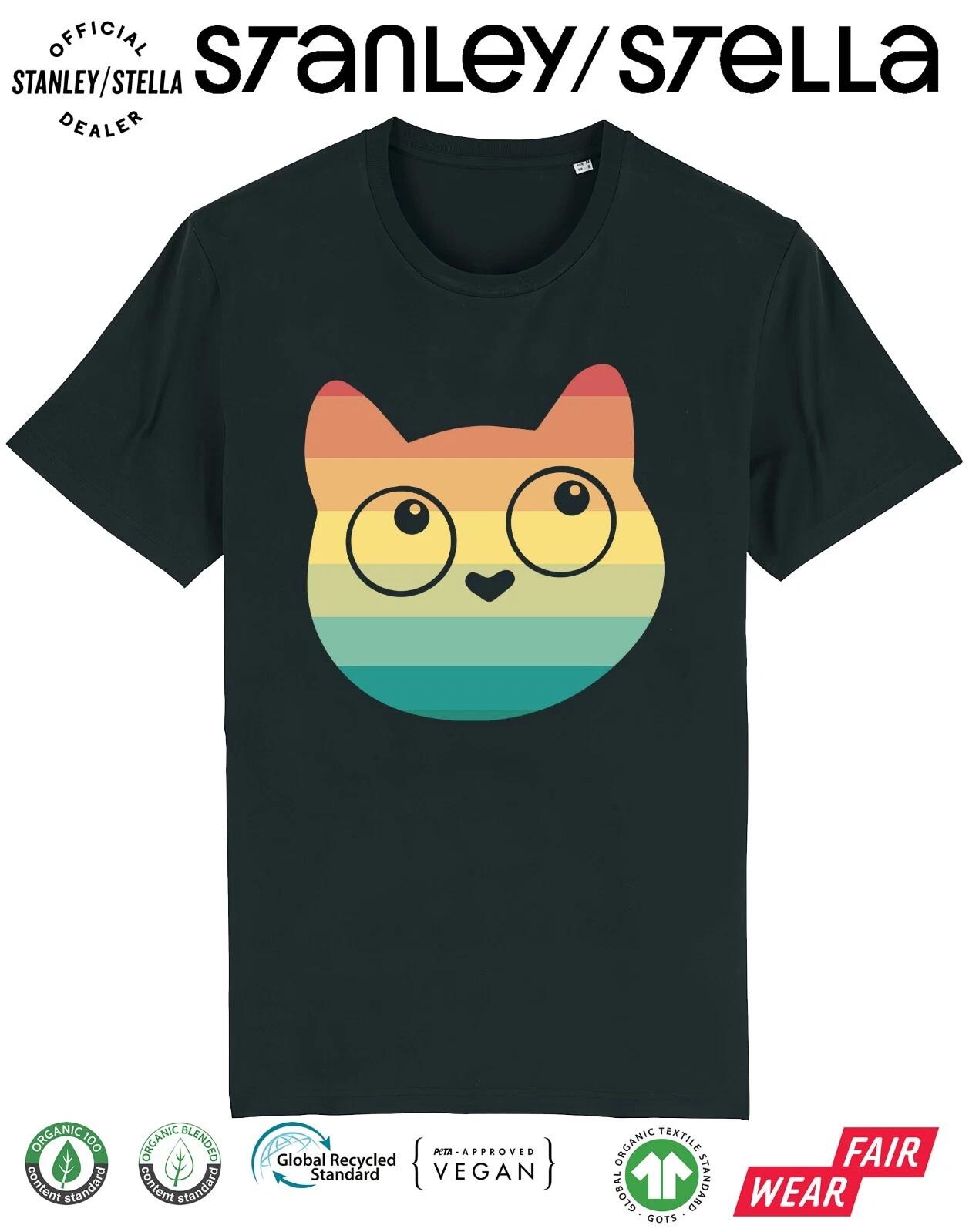 

Retro Funny Cat T-Shirt Kids / Pet Gift Kitten Christmas Birthday 150
