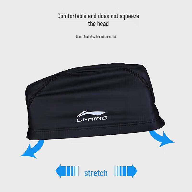 Li-Ning Touca de Natação Unisex com Revestimento de PU