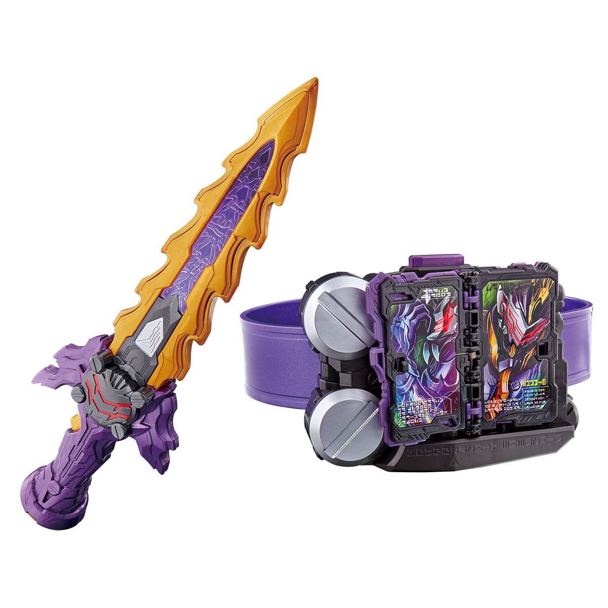 

Kamen Rider Saber Transformation Belt DX Dark Sword Tsukuyomi Evil Sword Caliber Driver [BANDAI] & фиолетовый