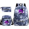 Murder Drones Themed 3-Piece School Set: Backpack Shoulder Bag Pencil Case Teens
