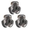 3pcs Clutch Pad Assembly Aluminium Clutch Replacement Pad for Quad Dirt Bike ATV Out Diameter 74.24mm