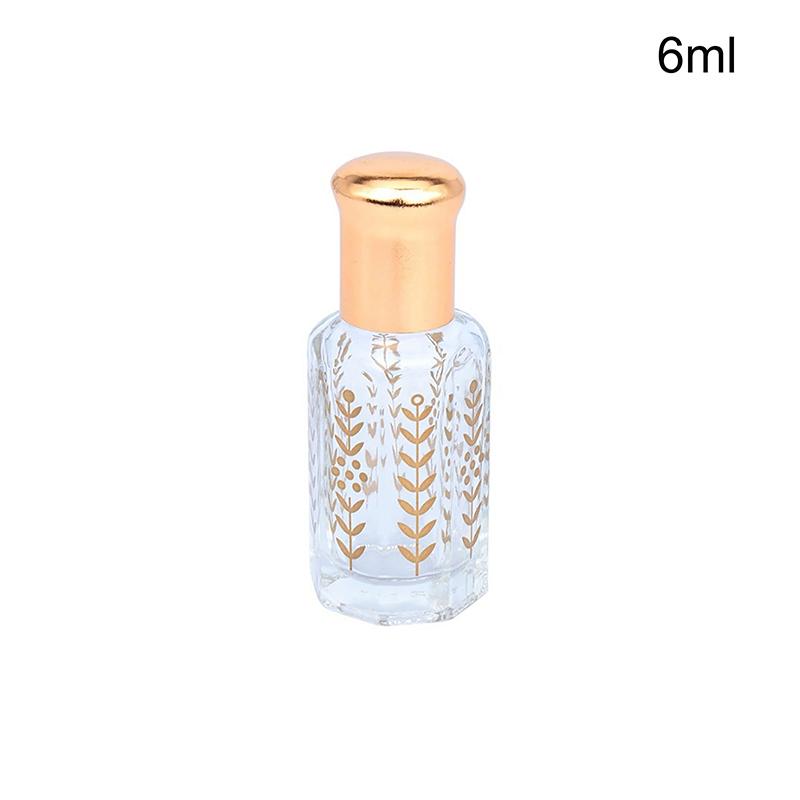 Roll-On-Flasche aus Glas, Mini-Behälter für ätherische Öle, tragbare Probe-Rollerflasche für Lippenöl, leere, nachfüllbare Parfümflaschen