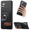 Y2 For Samsung Galaxy A54 5G Case Ring Kickstand Leather+PC+TPU Phone Cover with Card Holder