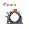 Rear Main Seal Crankshaft Oil Seal ABS Metal OEM 03L103171A Direct Fit Replacement Silver Engine Crankshaft Repair