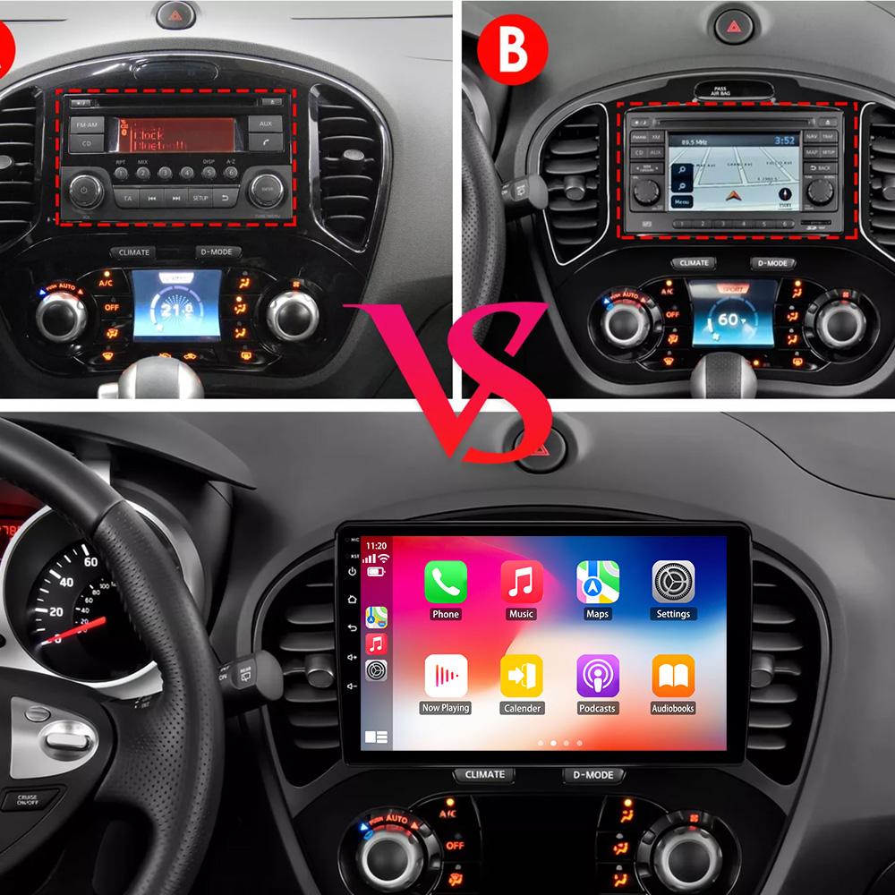 Android 12 Autoradio GPS Stereo For Nissan JUKE 2011-2016 Multimedia Video player Auto Carplay Head Unit 2Din SWC Screen