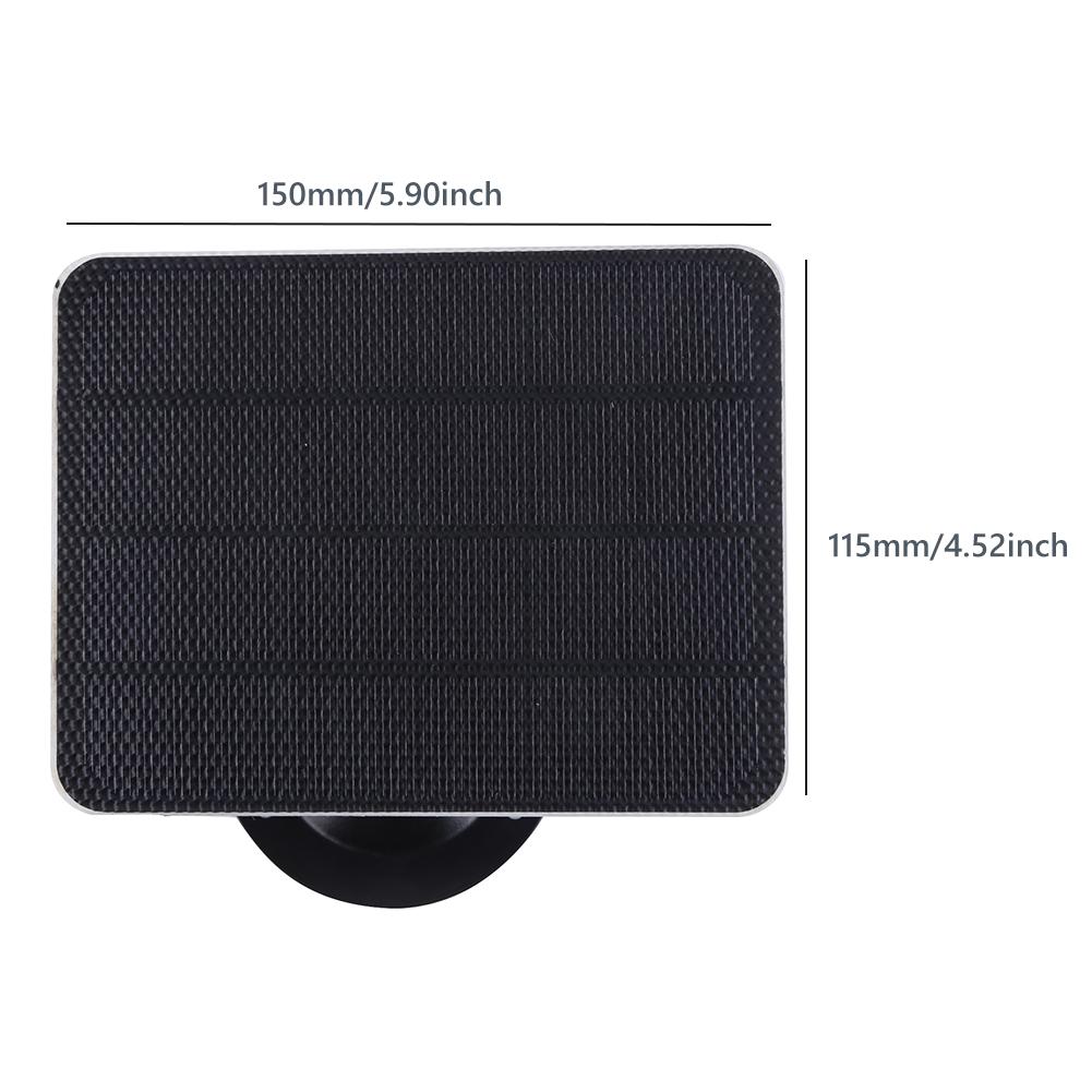 IP Security Camera Charger 3W 5V 360 Adjustable Bracket Monocrystalline Portable Solar Panel IPX6 for Doorbell Courtyard Lights