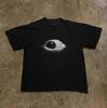 T-shirt Grafica Unisex Vintage Streetwear Grunge Gotico Y2K Occhio del Vento Oscuro