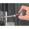 Anex Ratchet Screwdriver Quick Change Ball 72 No.397-D Left Right Lock Easy Operation Plus Minus Electric Tool