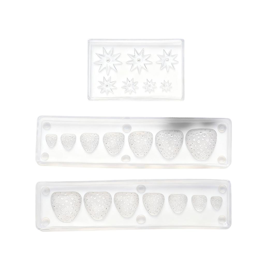 Versatile Silicone Mold For Making Miniature Strawberry Handmade Gift Doll House Food Toy Making Tool