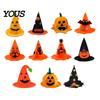 Comfortable Breathable Festival Hat Halloween Pumpkin for Kids Adults, Funny Plush Store Window Decor Witch Party Costume, Cosplay, Stage Performances