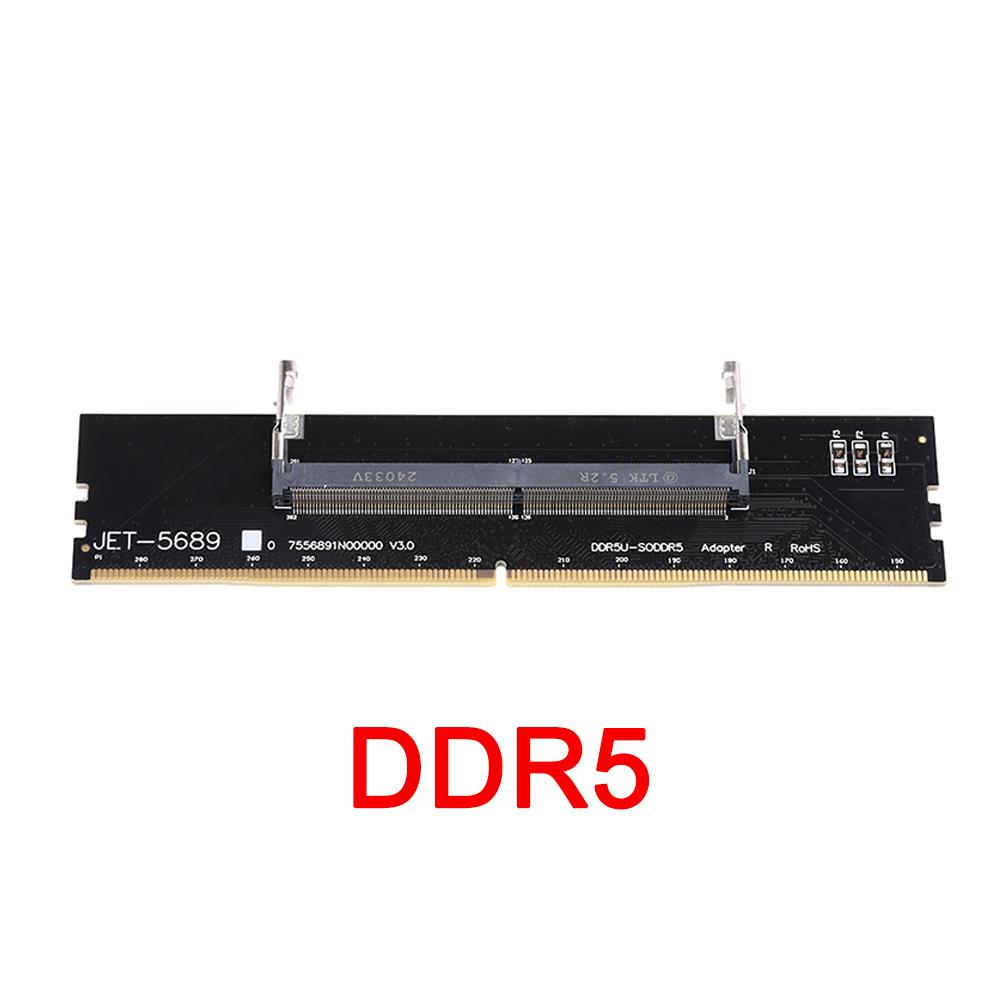 DDR5 DDR4 DDR3 Memory Test Card Adapter Computer Memory Desktop Memory Adapter Card DIMM Card SO-DIMM to PC Computer Converter