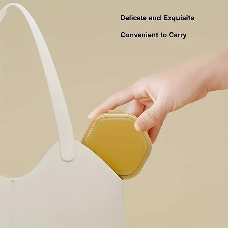 1pc Portable Easy-to-Clean Dental Retainer Case - Durable Travel and Daily Use Denture Storage Box for Orthodontic Braces, Ideal for False Teeth Care