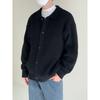 Men S Casual Loose Lapel Long Sleeve Knit Cardigan For Autumn Winter