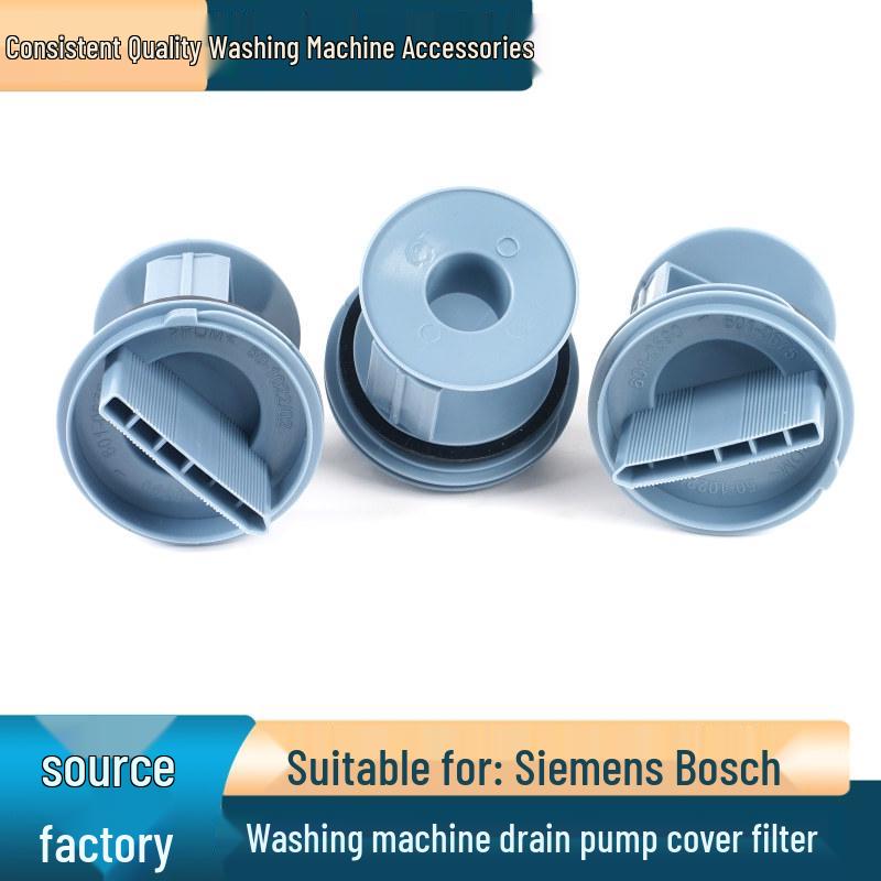 Drain Pump Cover Filter for Siemens and Bosch Drum Washing Machines