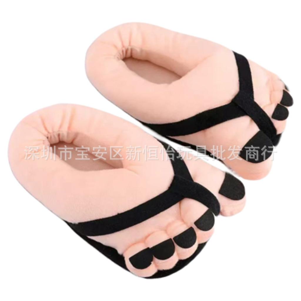 Cotton Shoes Flat Bottom Non- Warm Package With Cotton Slippers Cartoon Winter Home Slippers
