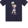 Polo Ralph Lauren T-Shirt Letter Round Neck Short Sleeve Kids Tops Navy-Blue 323979103-001