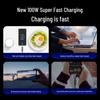 100W Fast Charging Magnetic Cable with 180° Rotating Type-C Angled Connector for Phones and Computers