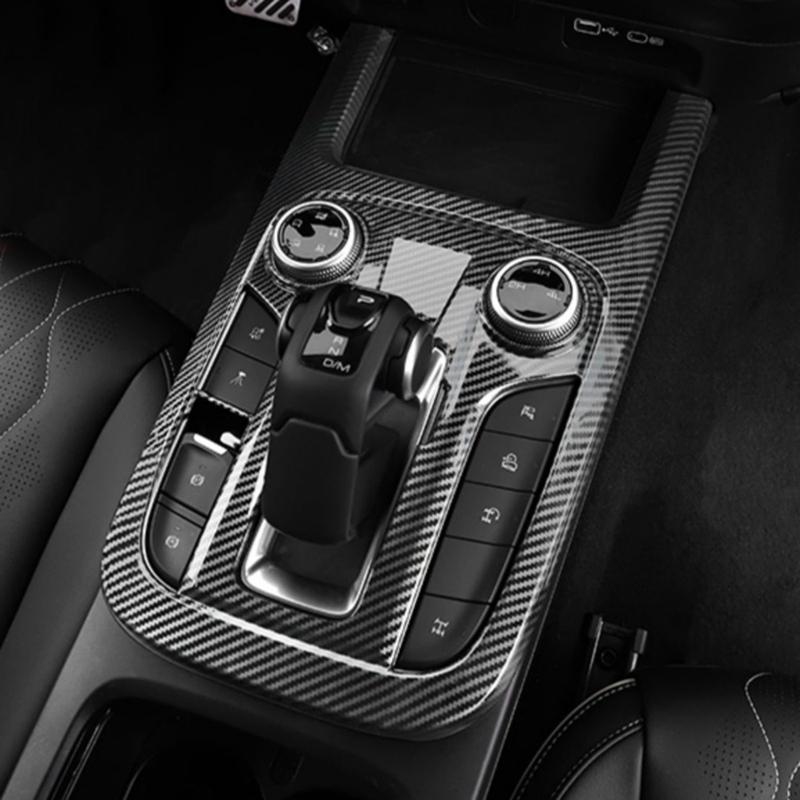 Only ABW  For GWM WEY Tank 300 Tank300    2024 Car Accessories ABS Center Gear Shift Panel Sticker Cover 1PC