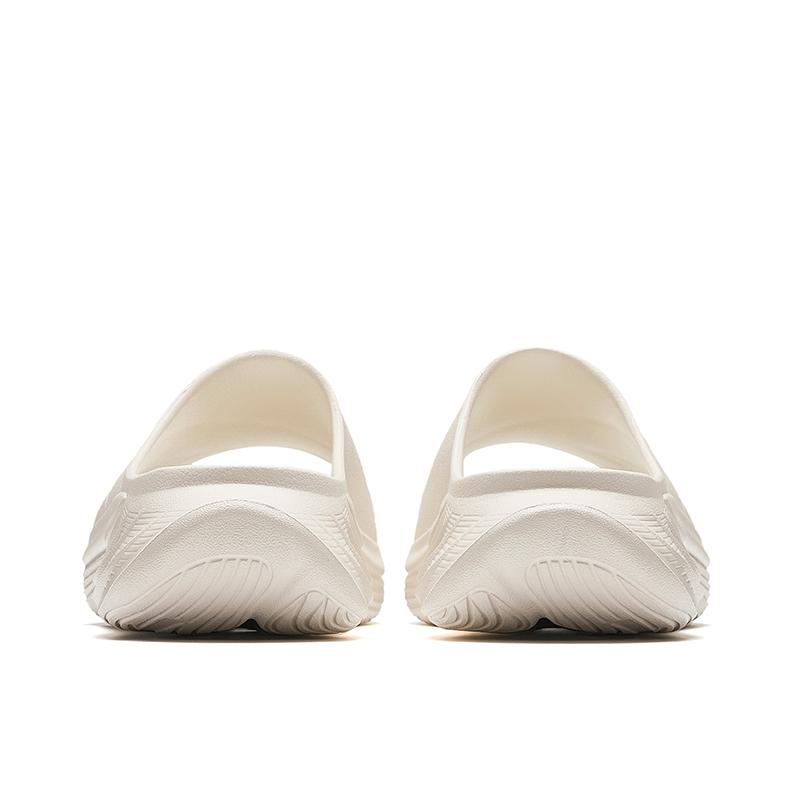 New Anta Cushioning Odor Resistant Slide Slippers Men's Gray White 112538528-4