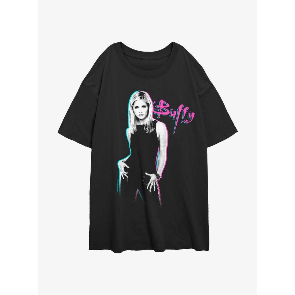 T-shirt Grafica Classica Strill Buffy l'ammazzavampiri Serie TV Uomo Donna Casual Cotone Oversize Estiva Nuova Maglietta Streetwear Moda Y2K Top