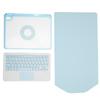 Wireless Keyboard Case 10.9in Magnetic Detachable Keyboard Cover with Touchpad Built In Pencil Holder for IOS Tablet