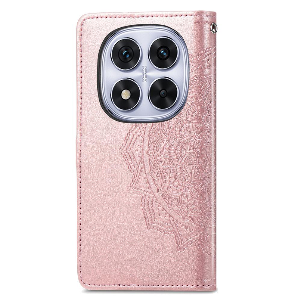 For Xiaomi Poco M8 Pro 5G/Redmi Note 15 Pro+ 5G (Global) Case Wallet Mandala Flower Leather Phone Cover Stand View
