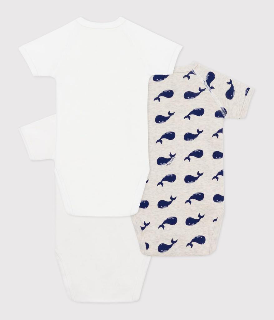 Short Sleeve Matching Body Set of 3 A0CD1 Multicolor 1 12 Months 74cm [Petit Bateau]