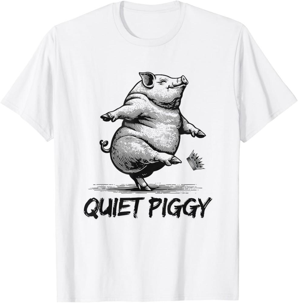 Funny Pig Animal T-Shirt 4XL