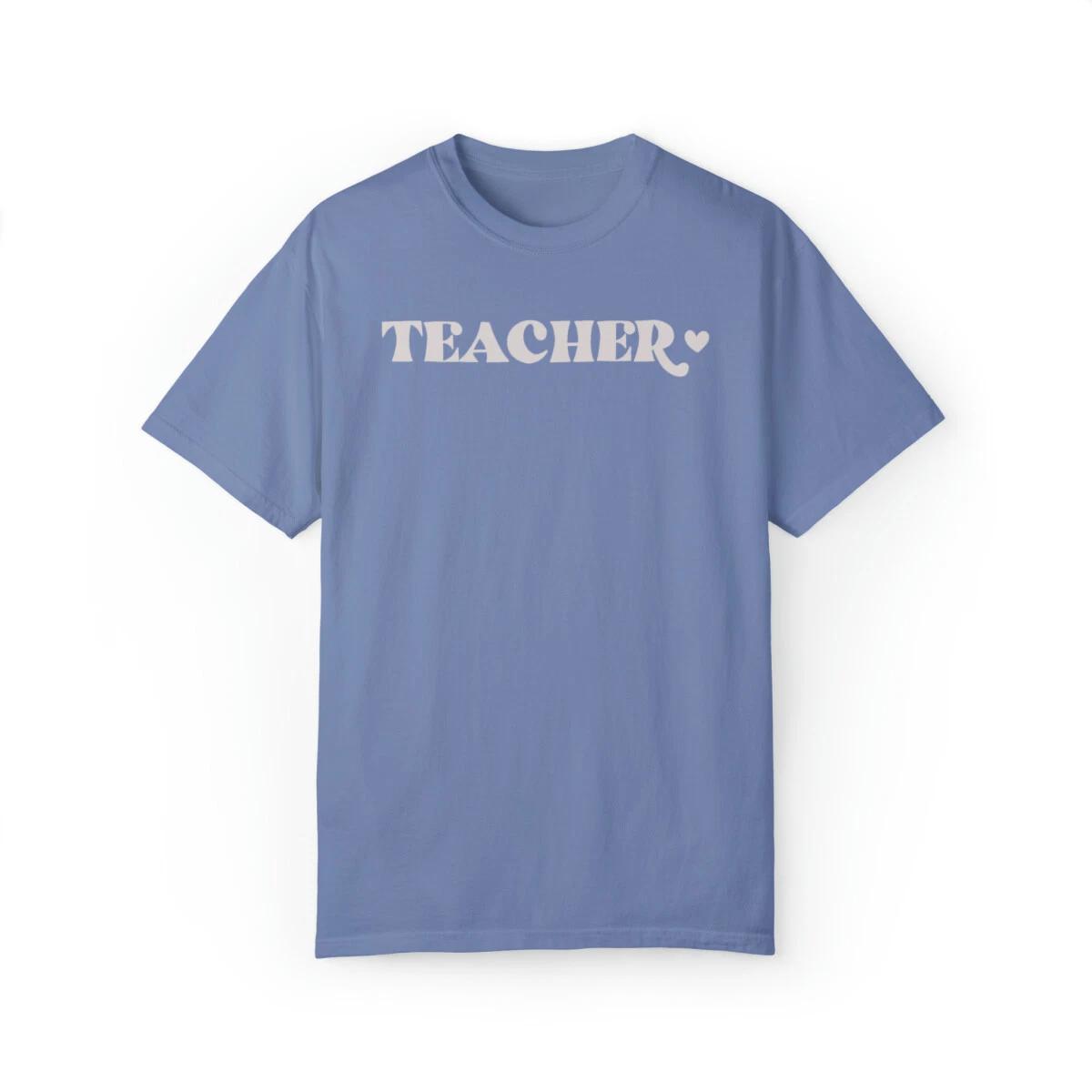 Teacher Heart T-Shirt, Teacher Instructor Gift, Elementary Teacher Tee 3XL