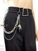 Stijlvolle Vintage Metalen Tailleketting Voor Vrouwen Rits