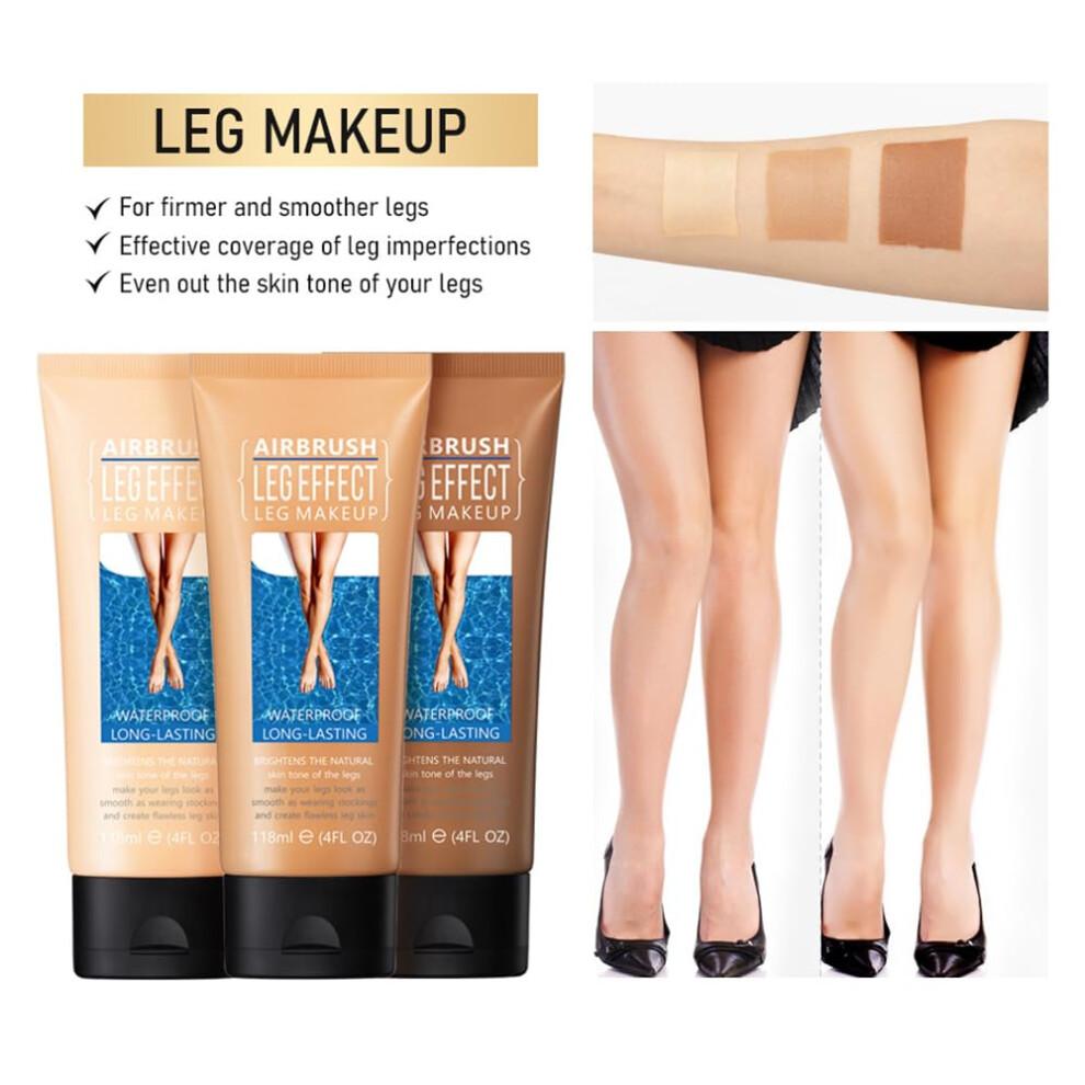 Wasserdichtes Bein- und Körper-Make-up Full Coverage Concealer für alle Hauttypen 4 oz Bronze 1 Stück weniger