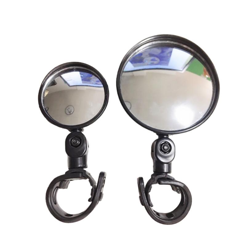 Handlebar Bike Glasses, Bicycles Cycling Rear View Glasses, 360 Degree Adjustable Rotatable Handlebar Mounted Glasses