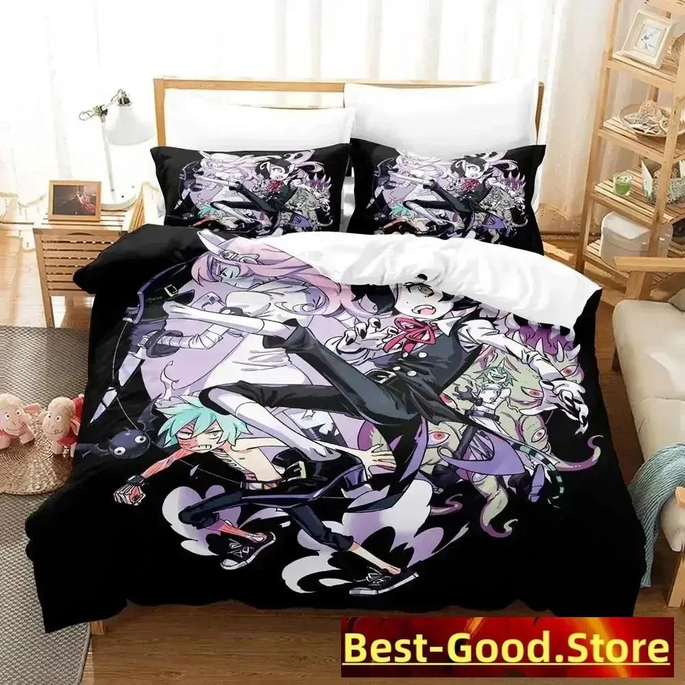 3D Anime New Devil'S Candy Printed Bed Set Duvet Cover Pillowcase Bedding Set Bed Linen Sheet Quilt Cover Full Queen King Size